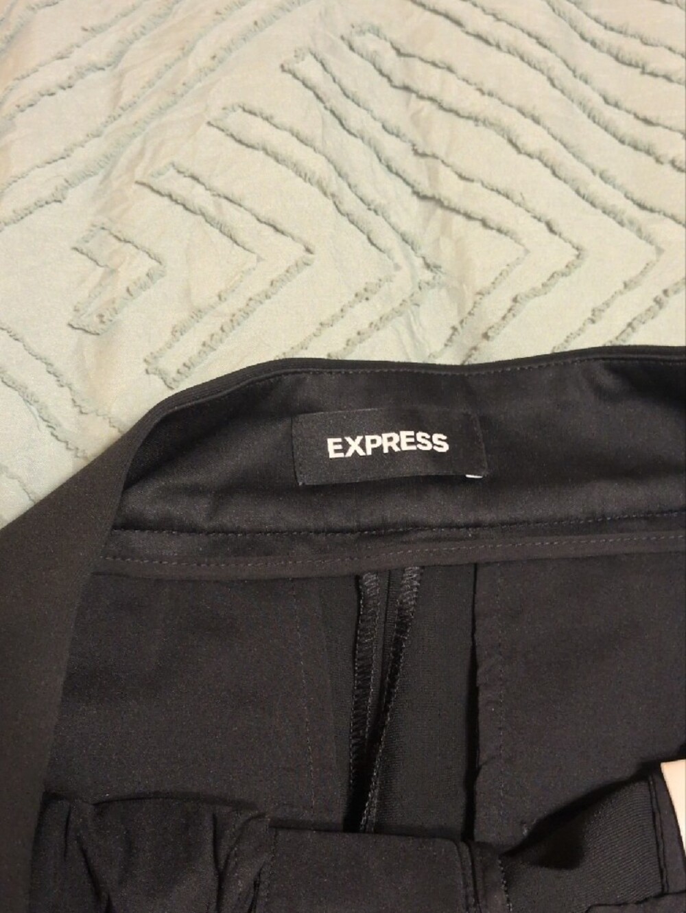 Express Women's Black Tailored High-Waist Pants, SZ 6, EUC - Picture 5 of 7